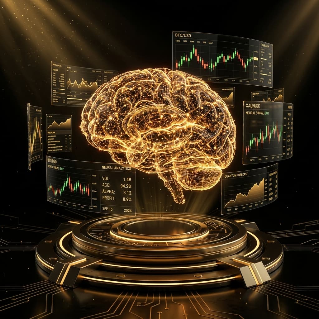 AI Holographic Trade Pedestal