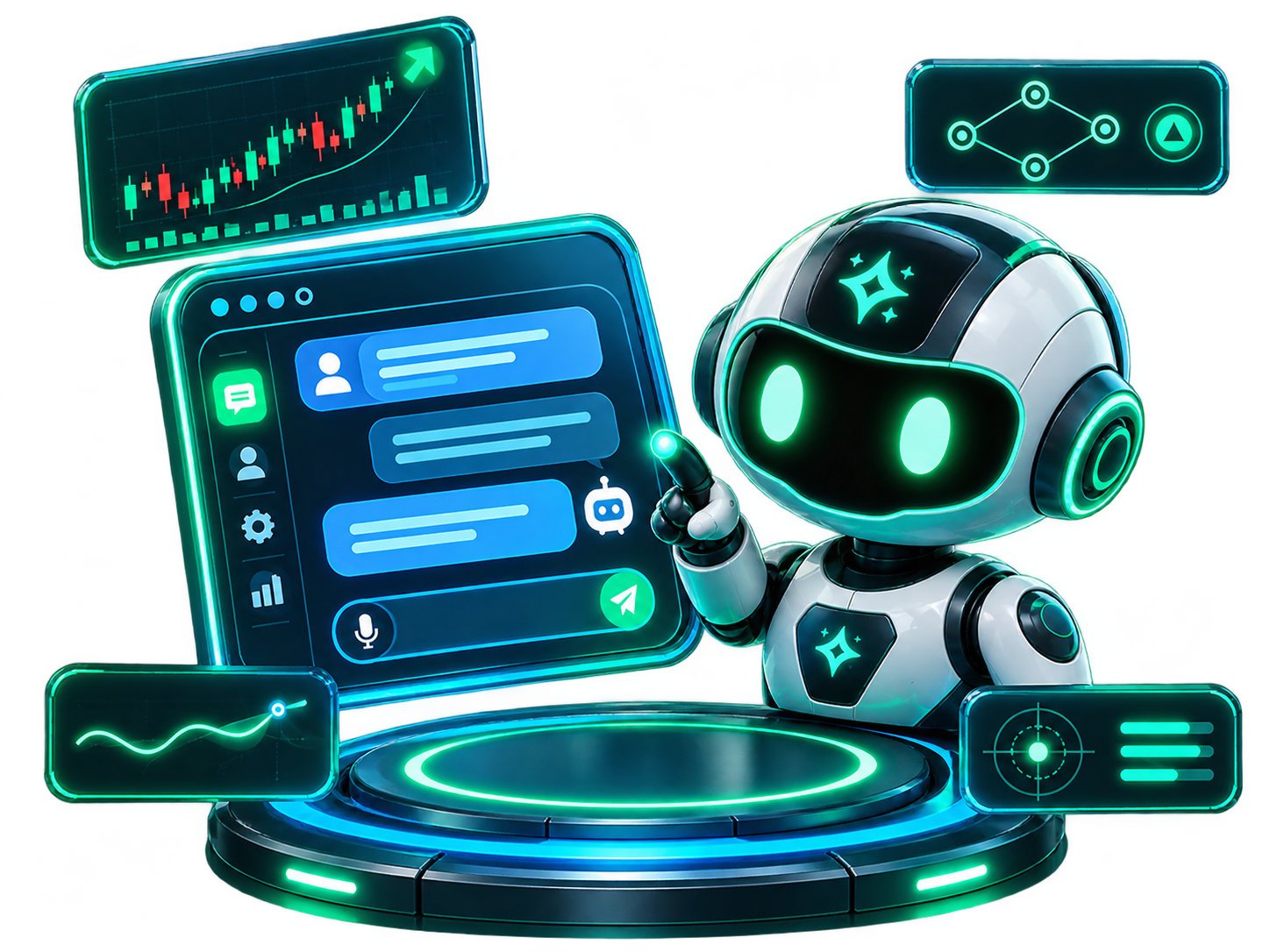 ChronosX AI Bot Builder Robot